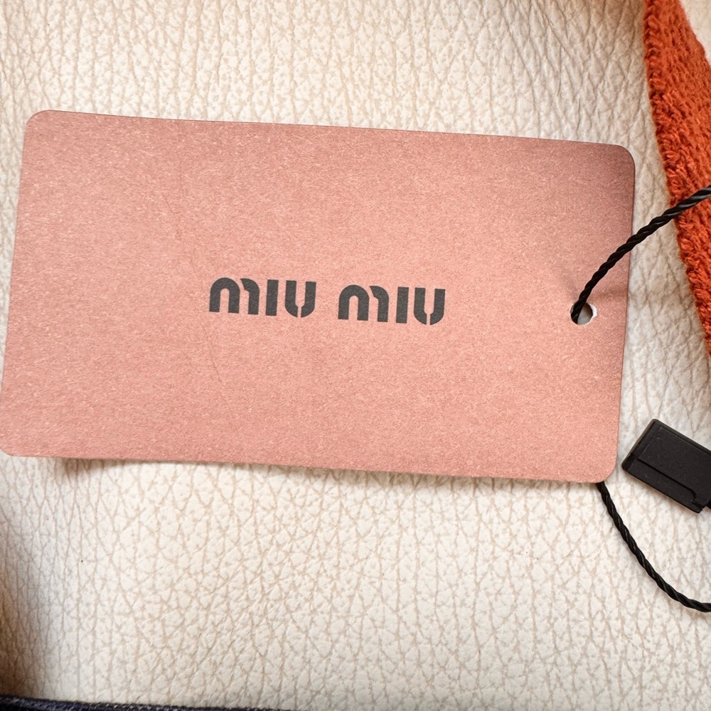 Miu Miu beauty gift Limited Edition Stripe Tote Bag Made in Italy - Picture 3 of 10